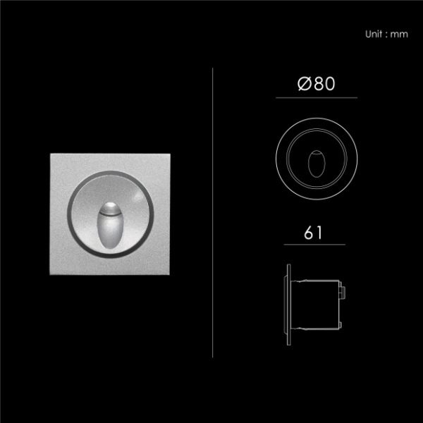 Quality LED Recessed Step Light LED Lighting