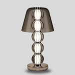 High Quality Table Or Desk Lamp Iron+Glass + Gold/ Silver